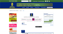 Desktop Screenshot of grancanariacultura.com